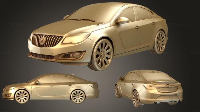 Автомобили и транспорт (Бьюик Регал, CARS_0923) 3D модель для ЧПУ станка